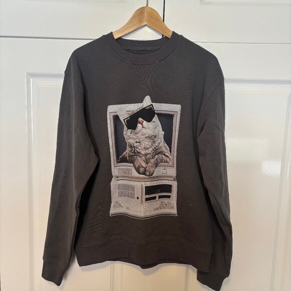 Pit Viper Meowcrosoft Crew Neck Hoodie - Picture 1 of 3